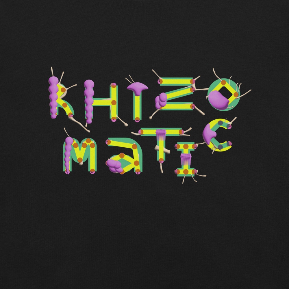 RHIZOMATIC Black T-Shirt