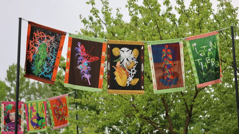 Natural garden setting