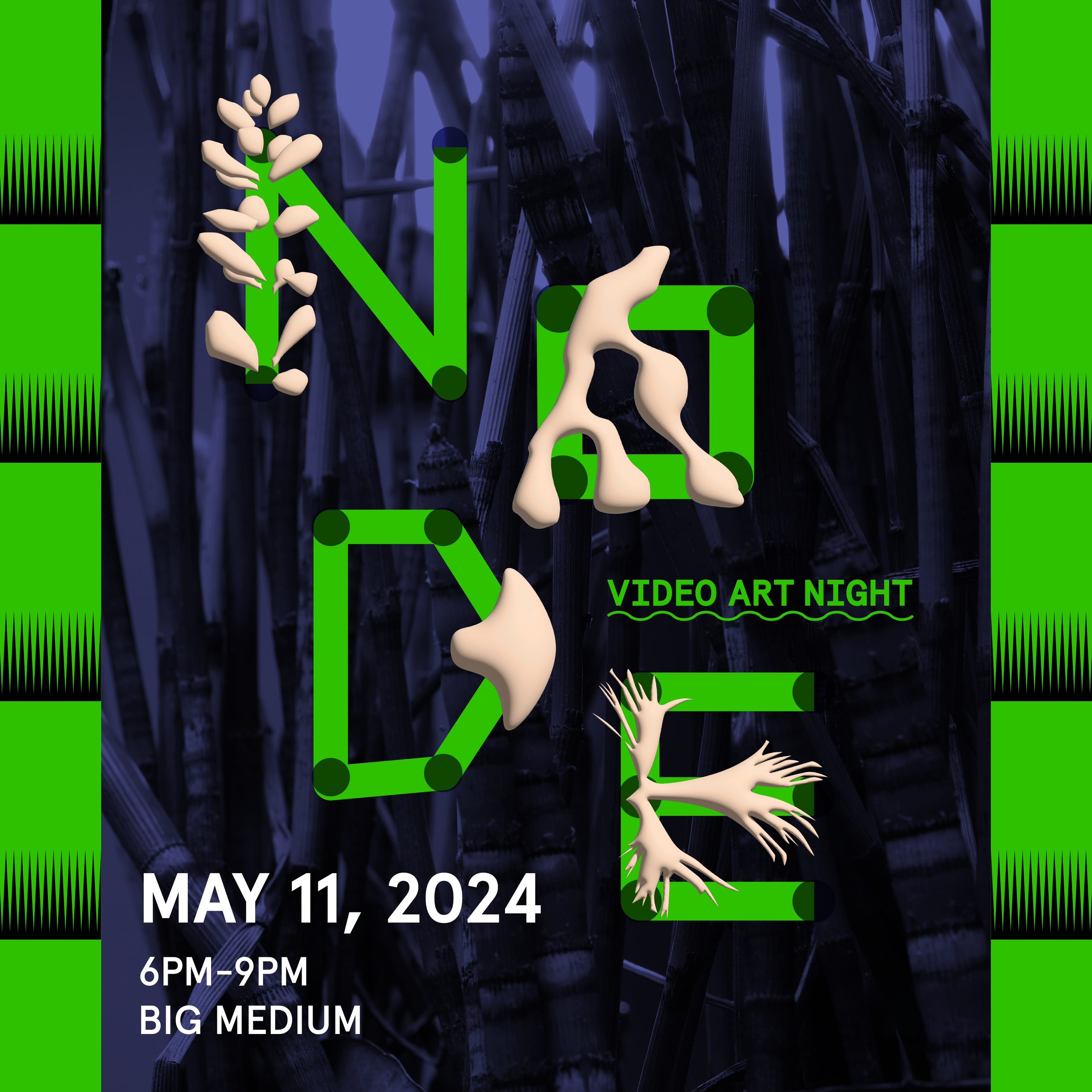 Node Video Art Night event poster