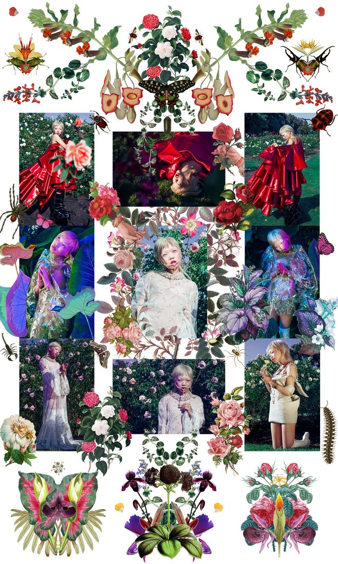 Floral Garden Collage